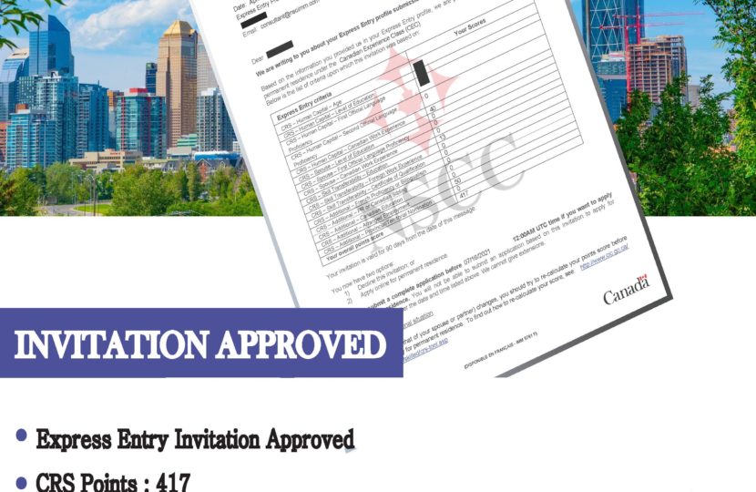 Express Entry Invitation Letter Approved – April 16, 2021